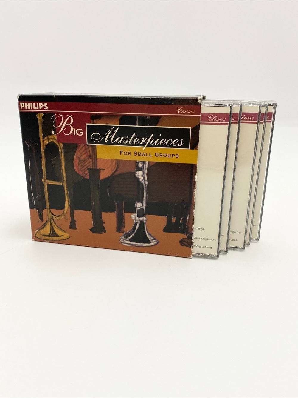 Philips Big Masterpieces For Small Groups 5-CD Box Set 1994 Canada Classics